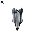 Deep V-Neck Adjustable Strap Shapewear Bodysuit